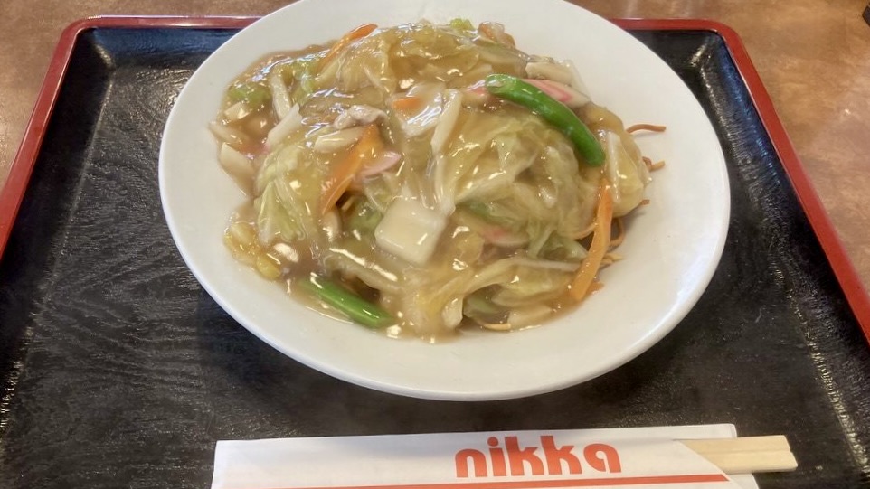 中華料理日華の揚やきそば