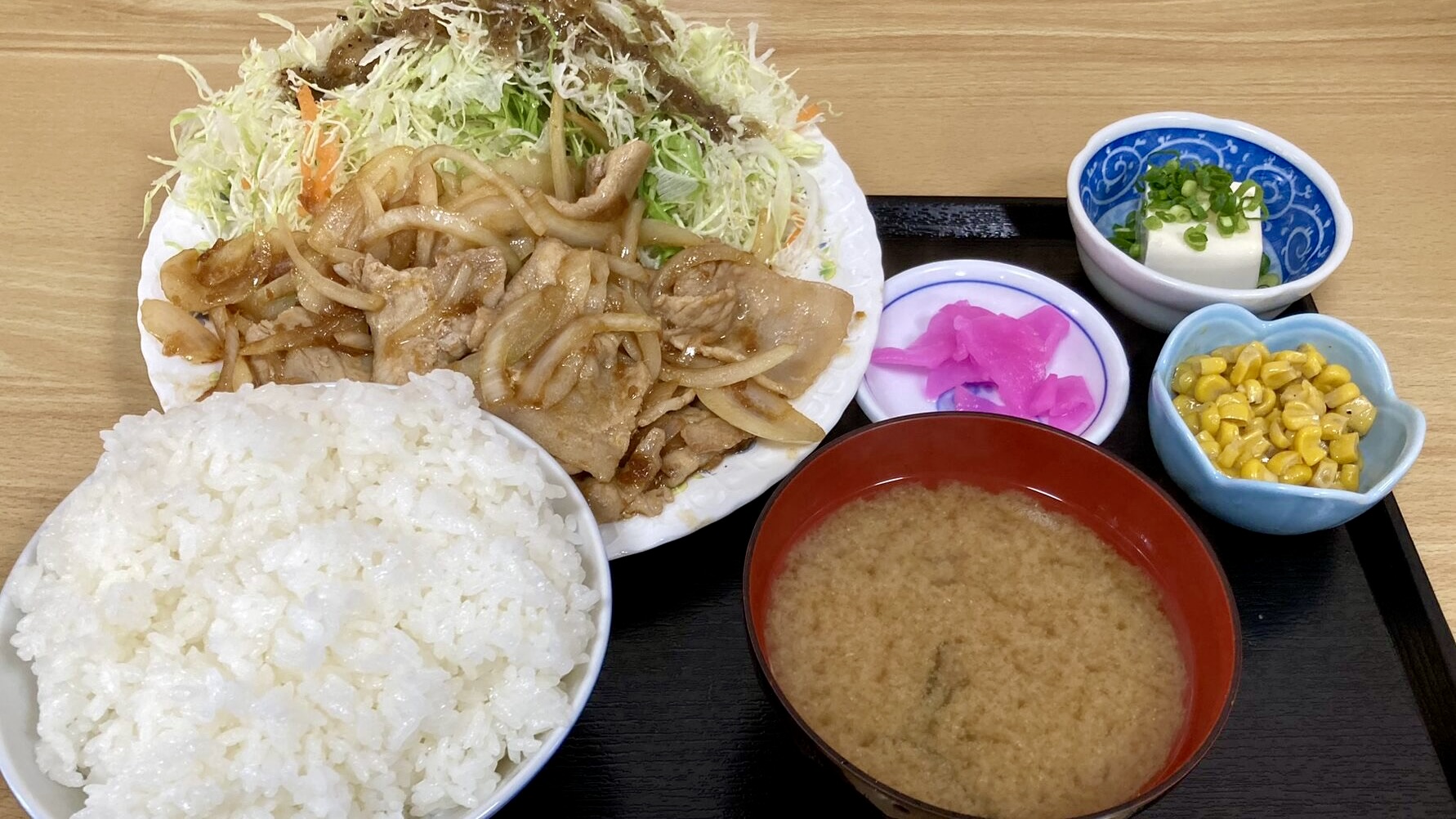 きぼし食堂の豚生姜焼き