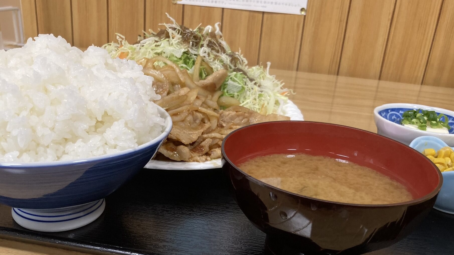 きぼし食堂の豚生姜焼き