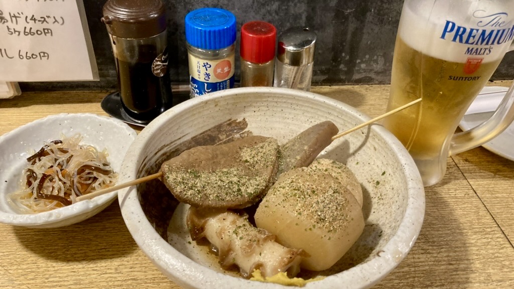 炭火焼もん きんちゃく家の静岡おでん