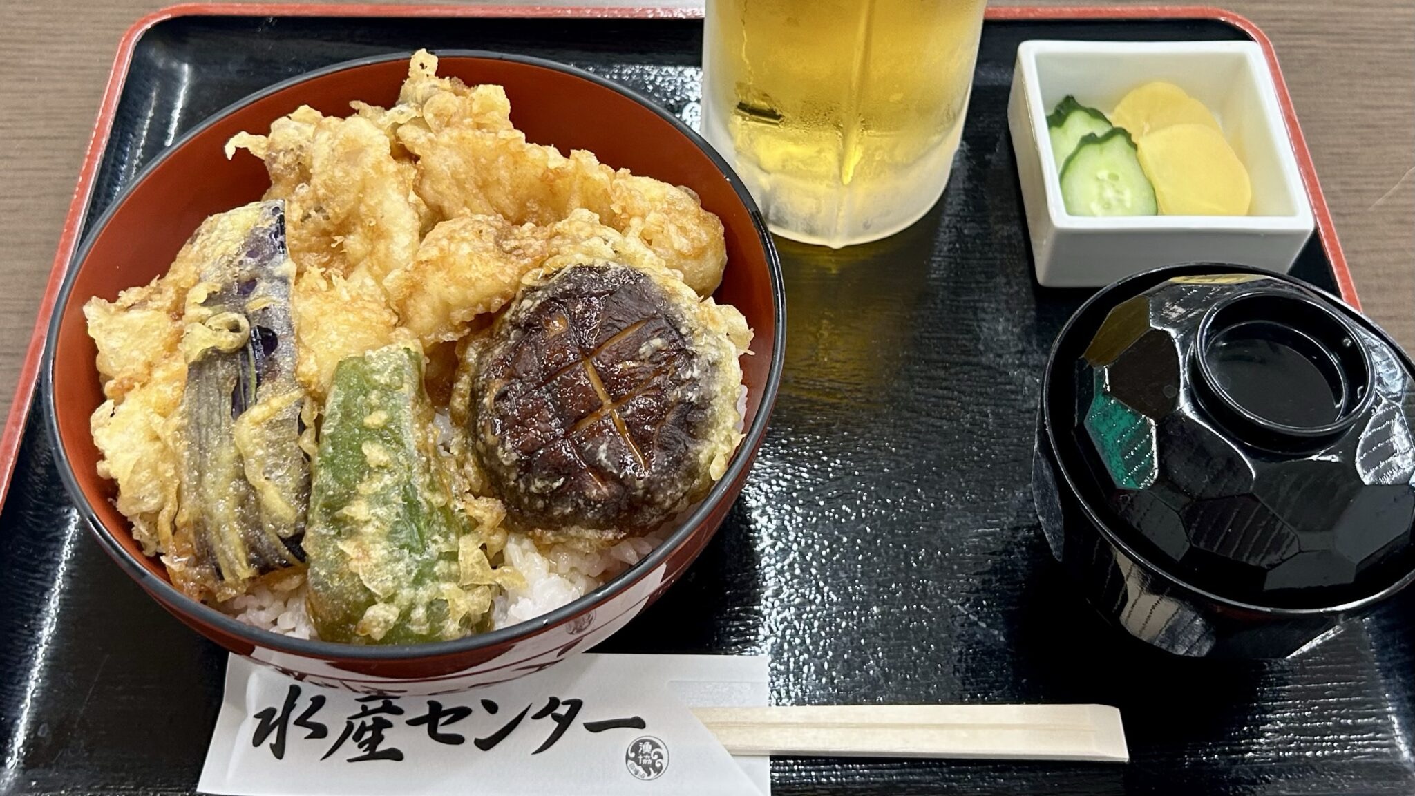 印旛沼漁協水産センターのナマズ天丼