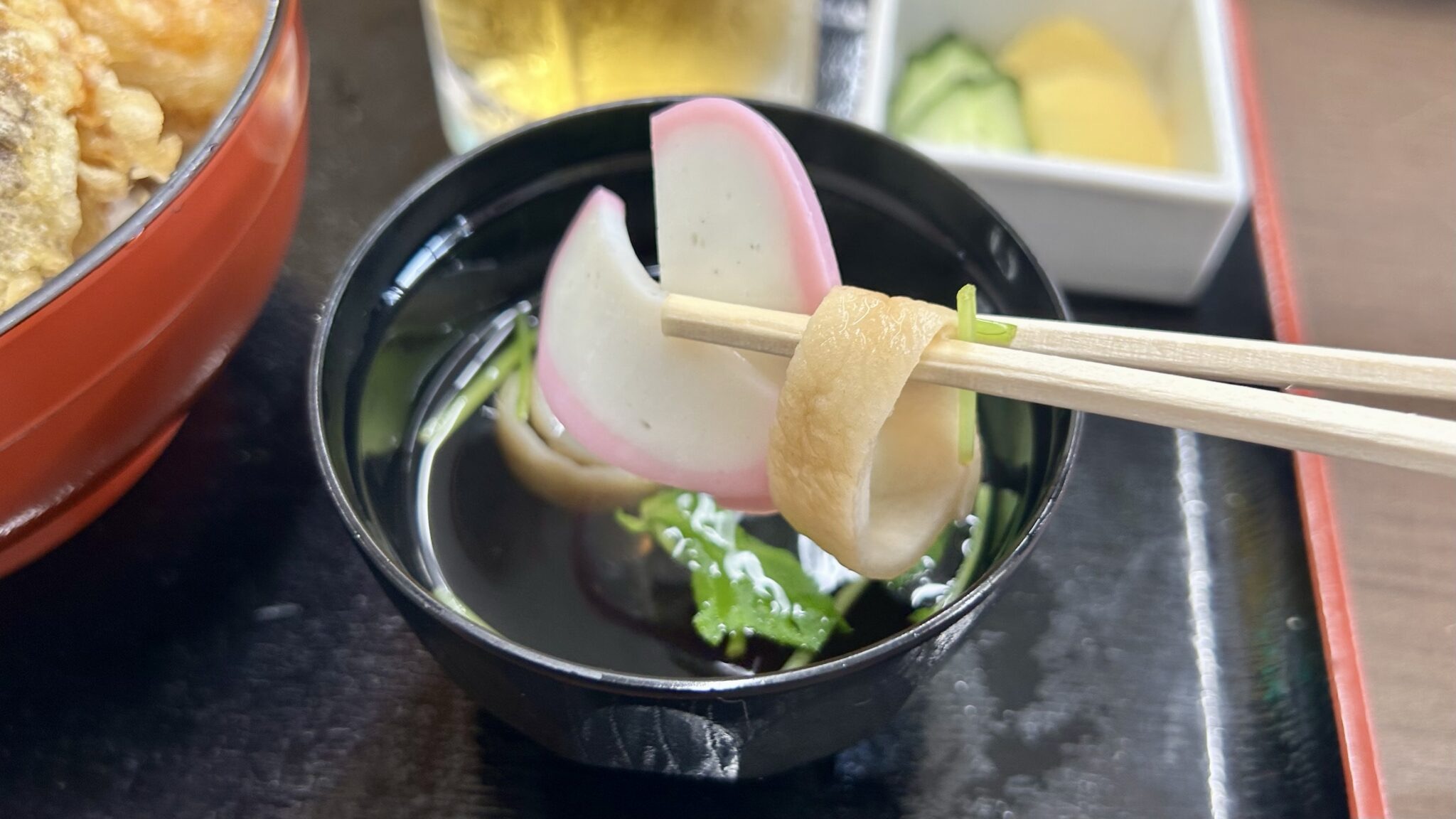 印旛沼漁協水産センターのナマズ天丼