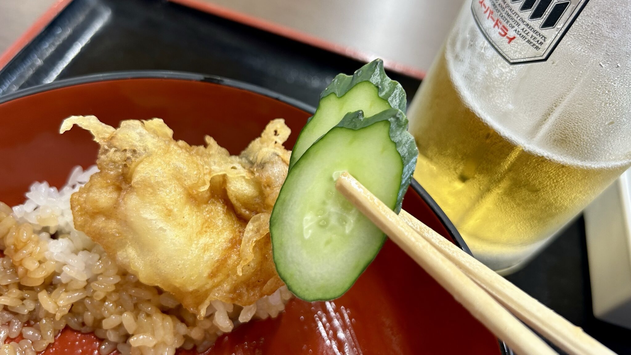 印旛沼漁協水産センターのナマズ天丼