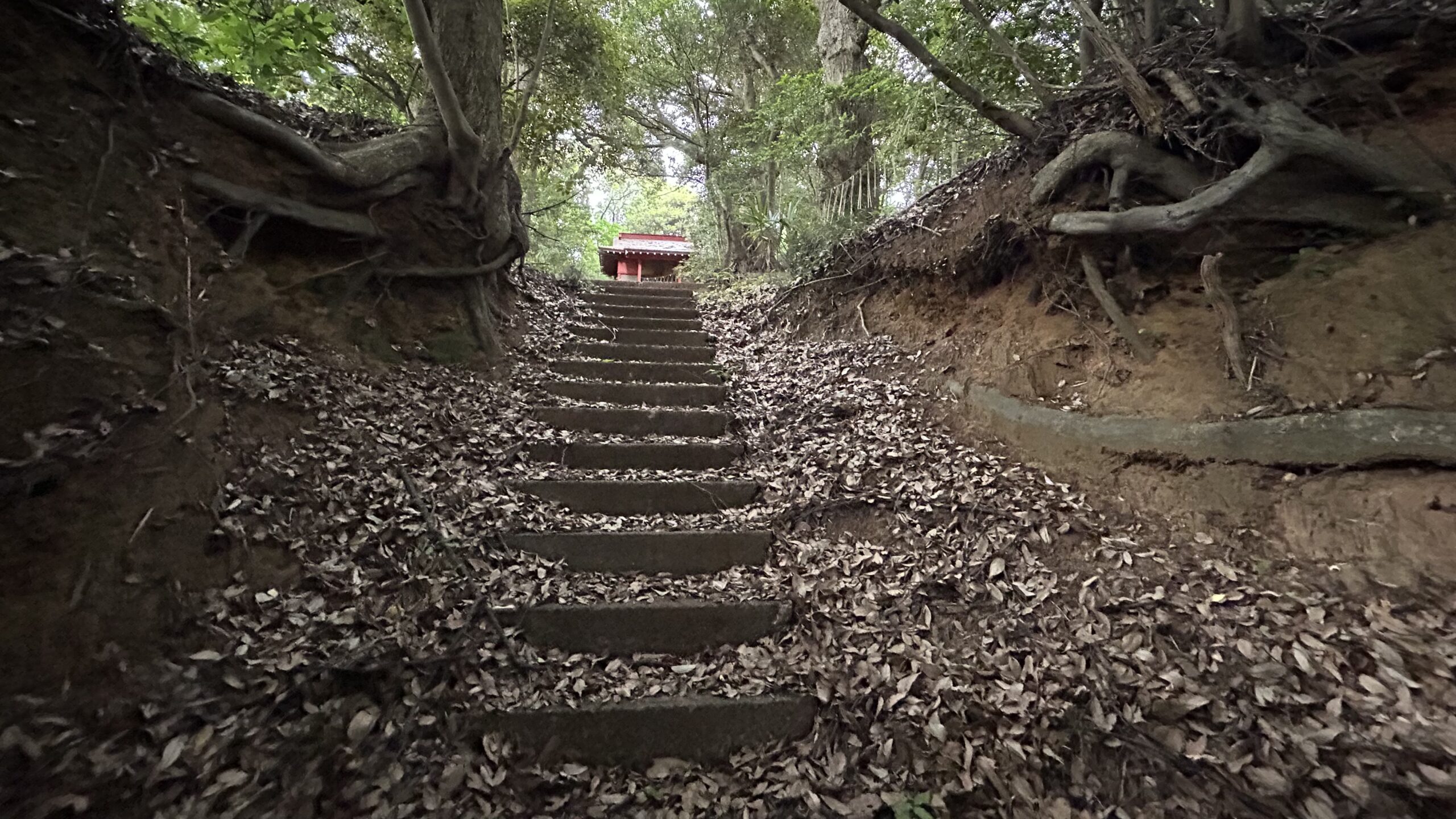 浅間神社に続く階段