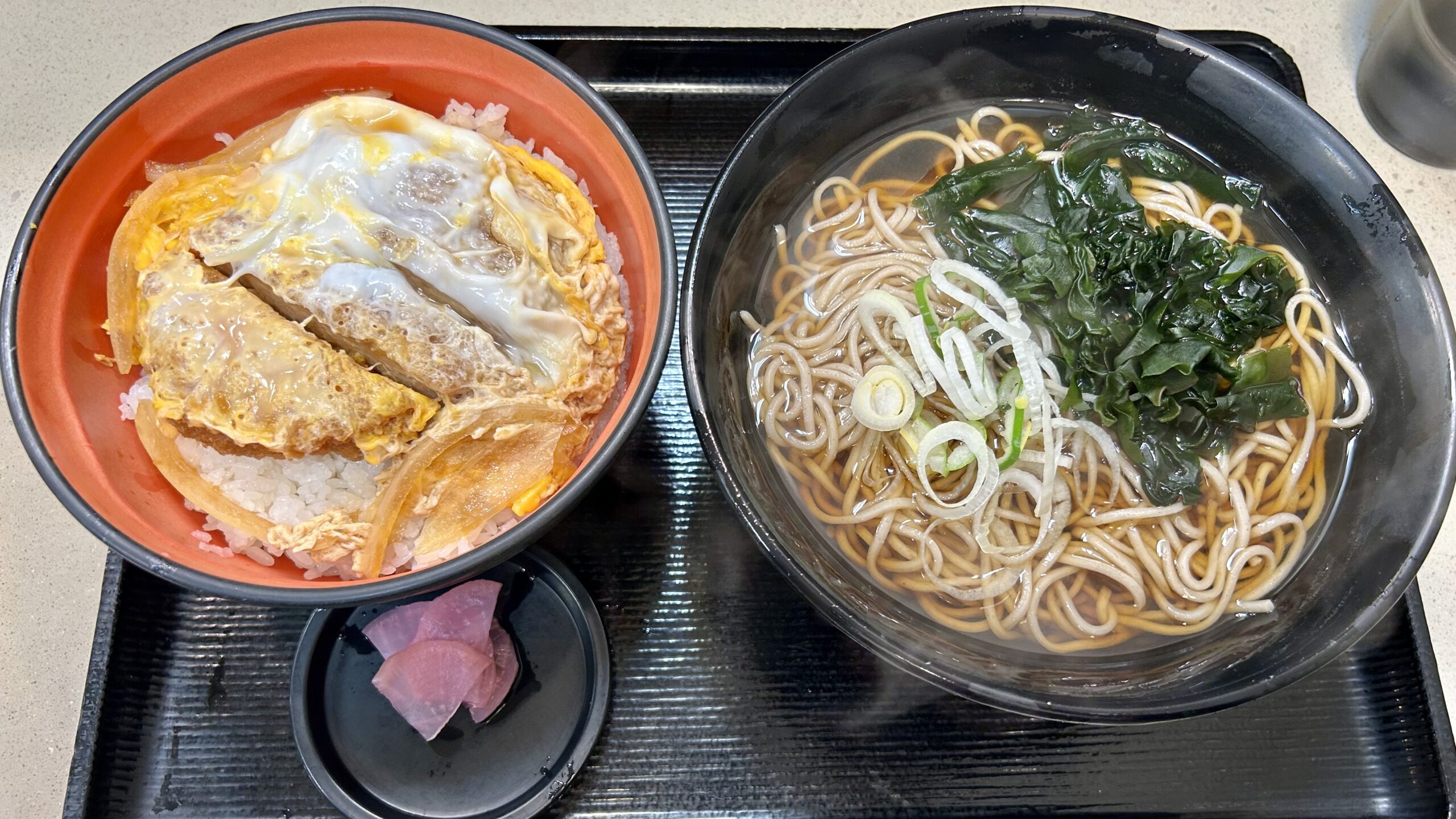 Filling Up with a Katsudon Set at Fuji Soba