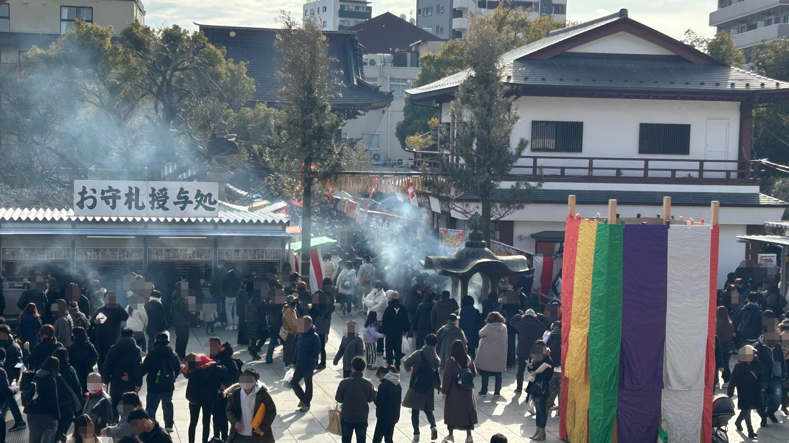 草団子とだるまで迎える新年の恒例行事